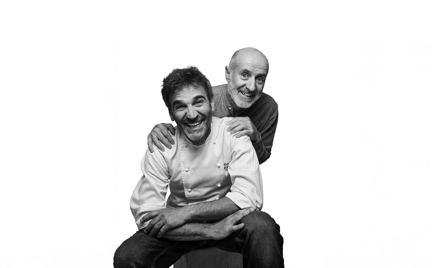 Lo chef Antonio D'Angelo e il socio Pedro Moya